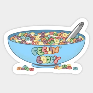 Feeling loopy Sticker